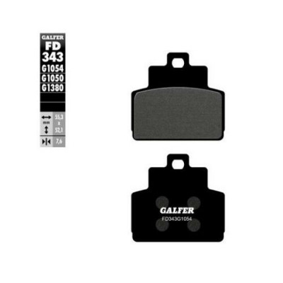 Placute frana spate Galfer SEMI METAL FD343G1054 Placute frana spate Galfer SEMI METAL FD343G1054