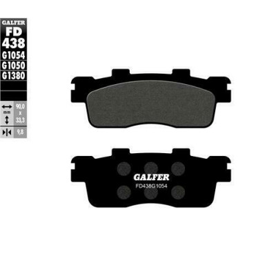 Placute frana spate Galfer SEMI METAL FD438G1054 Placute frana spate Galfer SEMI METAL FD438G1054