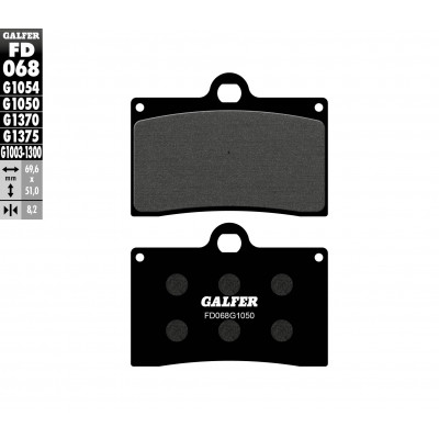Placute frana fata Galfer SCOOTER FD068G1050 Placute frana fata Galfer SCOOTER FD068G1050