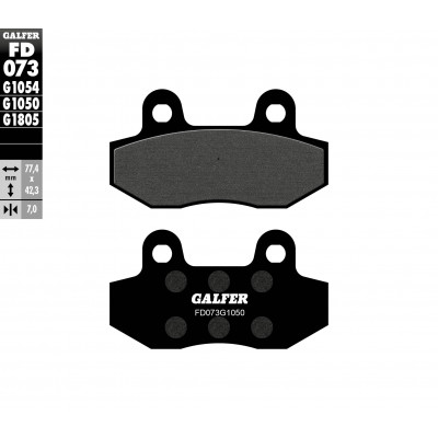 Placute frana fata/spate Galfer SCOOTER FD073G1050 Placute frana fata/spate Galfer SCOOTER FD073G1050