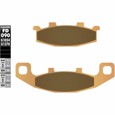 Placute frana fata/spate Galfer SINTERED COMPOUND Placute frana fata/spate Galfer SINTERED COMPOUND