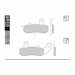 Placute frana spate Galfer SEMI METAL FD120G1054 Placute frana spate Galfer SEMI METAL FD120G1054