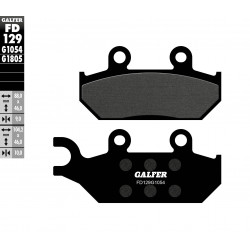 Placute frana fata Galfer SEMI METAL FD129G1054 Placute frana fata Galfer SEMI METAL FD129G1054