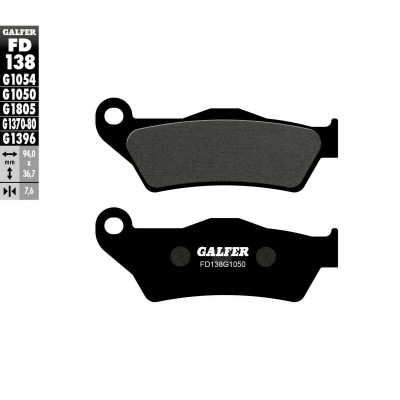 Placute frana fata/spate Galfer SCOOTER FD138G1050 Placute frana fata/spate Galfer SCOOTER FD138G1050