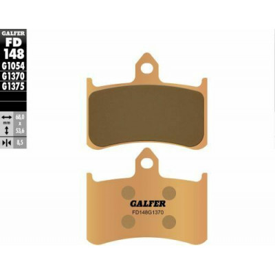 Placute frana fata Galfer SINTERED COMPOUND FD148G1370 Placute frana fata Galfer SINTERED COMPOUND FD148G1370