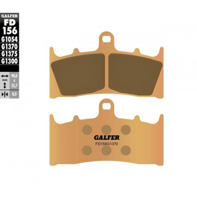 Placute frana fata Galfer SINTERED COMPOUND FD156G1370 Placute frana fata Galfer SINTERED COMPOUND FD156G1370