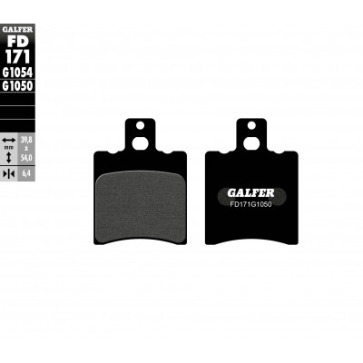Placute frana fata/spate Galfer SCOOTER FD171G1050 Placute frana fata/spate Galfer SCOOTER FD171G1050