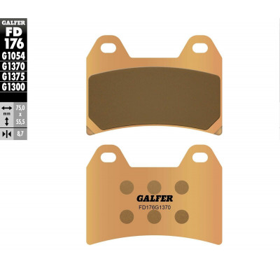 Placute frana fata Galfer SINTERED COMPOUND FD176G1370 Placute frana fata Galfer SINTERED COMPOUND FD176G1370