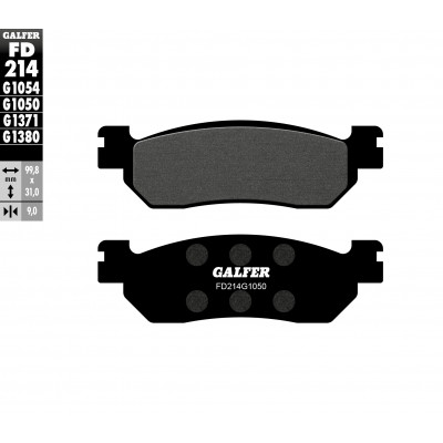 Placute frana fata/spate Galfer SCOOTER FD214G1050 Placute frana fata/spate Galfer SCOOTER FD214G1050