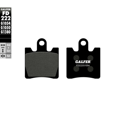 Placute frana fata Galfer SCOOTER FD222G1050 Placute frana fata Galfer SCOOTER FD222G1050