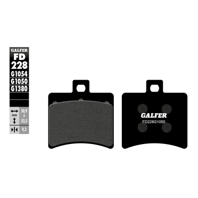 Placute frana spate Galfer SCOOTER FD228G1050 Placute frana spate Galfer SCOOTER FD228G1050