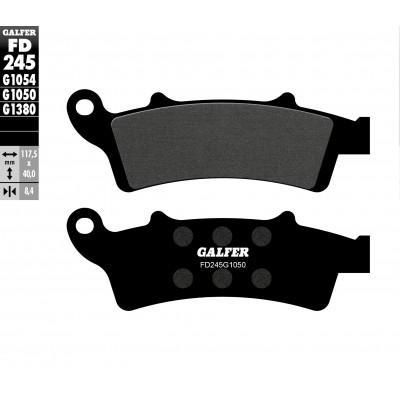 Placute frana fata Galfer SCOOTER FD245G1050 Placute frana fata Galfer SCOOTER FD245G1050