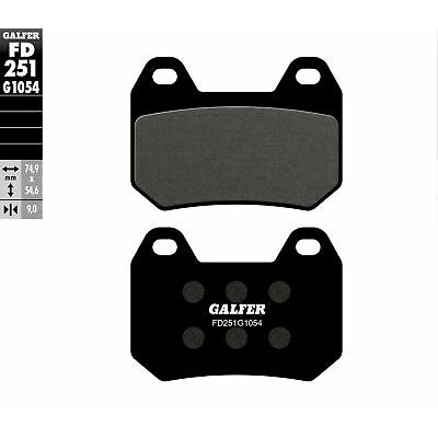 Placute frana spate Galfer SEMI METAL FD251G1054 Placute frana spate Galfer SEMI METAL FD251G1054