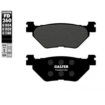 Placute frana spate Galfer SCOOTER FD260G1050 Placute frana spate Galfer SCOOTER FD260G1050