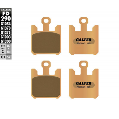 Placute frana fata Galfer SINTERED COMPOUND FD290G1370 Placute frana fata Galfer SINTERED COMPOUND FD290G1370