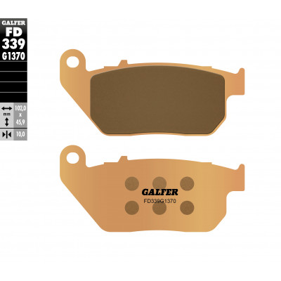 Placute frana fata Galfer SINTERED COMPOUND FD339G1370 Placute frana fata Galfer SINTERED COMPOUND FD339G1370
