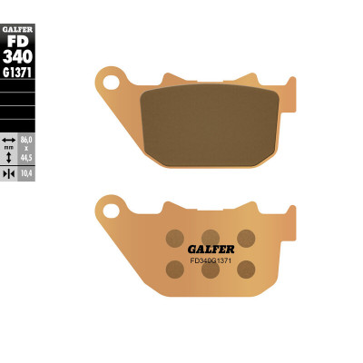 Placute frana spate Galfer SINTERED COMPOUND FD340G1371 Placute frana spate Galfer SINTERED COMPOUND FD340G1371