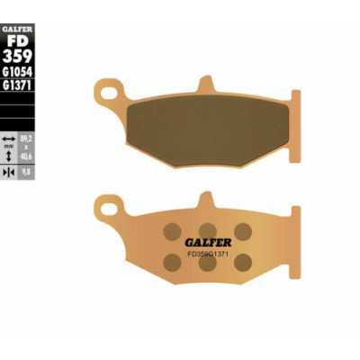 Placute frana spate Galfer SINTERED COMPOUND FD359G1371 Placute frana spate Galfer SINTERED COMPOUND FD359G1371