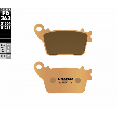 Placute frana spate Galfer SINTERED COMPOUND FD363G1371 Placute frana spate Galfer SINTERED COMPOUND FD363G1371
