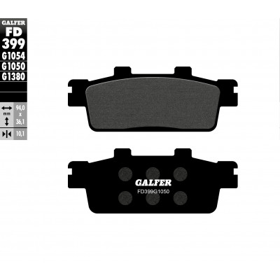 Placute frana fata/spate Galfer SCOOTER FD399G1050 Placute frana fata/spate Galfer SCOOTER FD399G1050