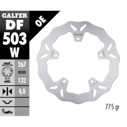 Disc frana fata  Galfer WAVE FIXED 267x4mm DF503W