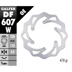 Disc frana spate Galfer WAVE FIXED 220x4mm DF607W