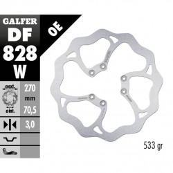 Disc frana fata Galfer WAVE FIXED 270x3mm DF828W
