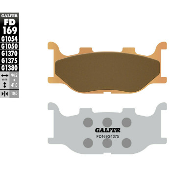 Placute frana fata Galfer SINTERED COMPOUND FD169G1375 Placute frana fata Galfer SINTERED COMPOUND FD169G1375