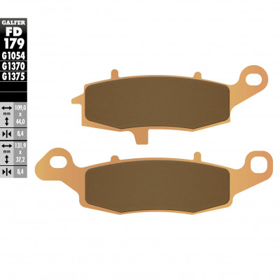 Placute frana fata Galfer SINTERED COMPOUND FD179G1375 Placute frana fata Galfer SINTERED COMPOUND FD179G1375