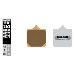 Placute frana fata Galfer SINTERED COMPOUND FD262G1375 Placute frana fata Galfer SINTERED COMPOUND FD262G1375