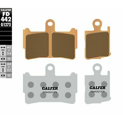 Placute frana fata Galfer SINTERED COMPOUND FD442G1375 Placute frana fata Galfer SINTERED COMPOUND FD442G1375