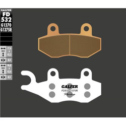 Placute frana fata Galfer SINTERED RACING COMPOUND FD532G1375R Placute frana fata Galfer SINTERED RACING COMPOUND FD532G1375R