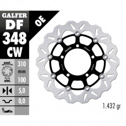 Disc frana fata Galfer WAVE FLOATING COMPLETE (C. ALU.) 310x5mm DF348CW