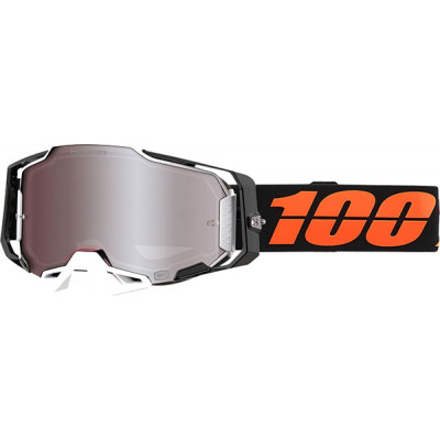 Ochelari motocross 100% ARMEGA BLACKTAIL HIPER SILVER MIRROR