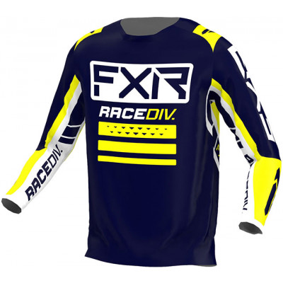 Bluza motocross FXR CLUTCH PRO MX22 MIDNIGHT/WHITE/YELLOW