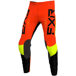 Pantaloni motocross FXR  CLUTCH PRO MX22 BLACK/NUKE RED/HI VIS