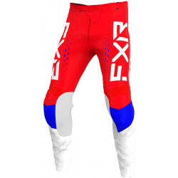 Pantaloni motocross FXR CLUTCH PRO MX22 RED/ROYAL BLUE/WHITE