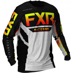 Bluza motocross FXR PODIUM MX AZTEC BLACK/RED