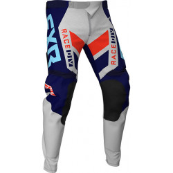 Pantaloni motocross FXR PODIUM OFFROAD BLUE/GREY