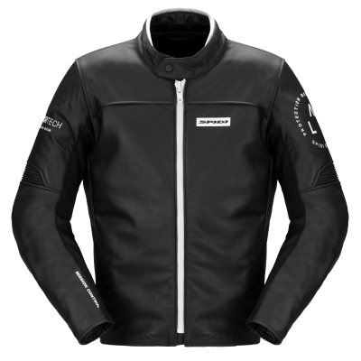 Geaca moto de piele SPIDI Genesis Black/White