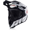 Casca motocross ACERBIS x track vtr, Negru/Alb thumb
