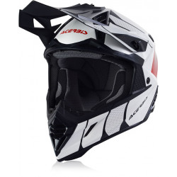 Casca motocross ACERBIS x track vtr, Negru/Alb Casca motocross ACERBIS x track vtr, Negru/Alb
