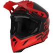 Casca motocross ACERBIS  STEEL CARBON RED MAT thumb