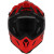 Casca motocross ACERBIS  STEEL CARBON RED MAT thumb