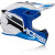 Casca motocross ACERBIS  LINEAR WHITE/BLUE thumb