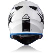 Casca motocross ACERBIS  LINEAR WHITE/BLUE thumb