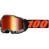 Ochelari motocross 100% ACCURI2 GEOSPACE - MIRROR RED
