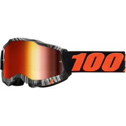 Ochelari motocross 100% ACCURI2 GEOSPACE - MIRROR RED