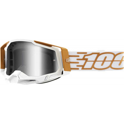 Ochelari motocross 100% RACECRAFT2 MAYFAIR - MIRROR SILVER