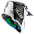 Casca motocross MT FALCON WARRIOR-WHITE thumb